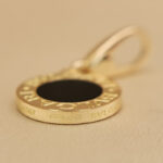 Bvlgari Bvlgari 18k yellow gold pendant black agate(no chain) - Image 7