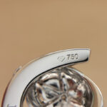 Piaget Baseball Hat Horseshoe pendant white gld dia(no chain) - Image 8