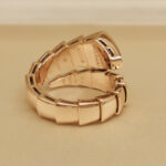Bvlgari Serpenti ring 18k rose gold, diamond, Medium - Image 4
