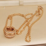 Bvlgari B.zero1 necklace 18k rose gold, diamond - Image 10