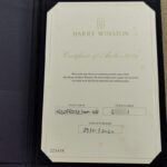 Harry Winston HW Wedding ring Platinum med single diamond, 49 - Image 9