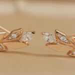Tiffany & Co. earrings 18k rose gold, diamond - Image 6