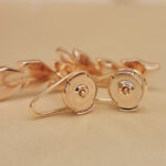 Tiffany & Co. earrings 18k rose gold, diamond - Image 7