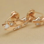 Tiffany & Co. earrings 18k rose gold, diamond - Image 10