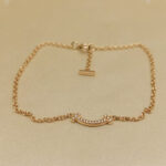 Tiffany & Co. T Smile bracelet 18k rose gold, diamond - Image 2