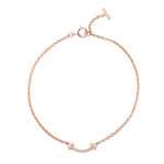 Tiffany & Co. T Smile bracelet 18k rose gold, diamond
