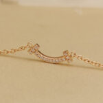 Tiffany & Co. T Smile bracelet 18k rose gold, diamond - Image 3