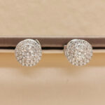 Tiffany Soleste earrings Platinum, diamond, studs - Image 3