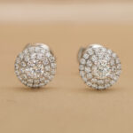 Tiffany Soleste earrings Platinum, diamond, studs - Image 6