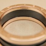 Bvlgari B.zero1 ring two-band 18k rose gold black ceramic, 64 - Image 4