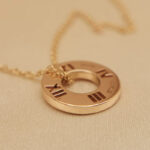 Tiffany Atlas necklace 18k rose gold, 4 diamonds - Image 8