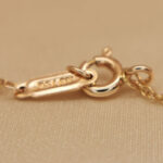 Tiffany Atlas necklace 18k rose gold, 4 diamonds - Image 9