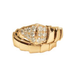Bvlgari Serpenti ring 18k rose gold diamond, XL