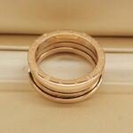Bvlgari B.zero1 ring three-band 18k rose gold, 61 - Image 6