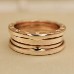 Bvlgari B.zero1 ring three-band 18k rose gold, 61 - Image 2