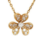 Van Cleef & Arpels Frivole necklace 18k yellow gold smll diam