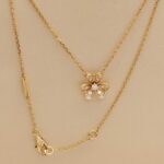 Van Cleef & Arpels Frivole necklace 18k yellow gold smll diam - Image 3