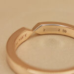 Chaumet Triomphe de Chaumet wedding ring 18k rose gold, 59 - Image 9