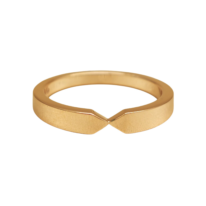 105545 Chaumet Triomphe de Chaumet wedding ring 18k rose gold, 59 - Image 1