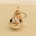Qeelin Qin Qin Goldfish pendant smll rose gold,diam(no chain) - Image 3