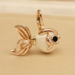 Qeelin Qin Qin Goldfish pendant smll rose gold,diam(no chain) - Image 4