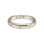 Tiffany & Co. wedding ring platinum 10 diamonds, 9