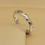 Tiffany & Co. wedding ring platinum 10 diamonds, 9 - Image 4