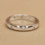 Tiffany & Co. wedding ring platinum 10 diamonds, 9 - Image 5