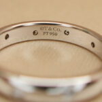 Tiffany & Co. wedding ring platinum 10 diamonds, 9 - Image 7