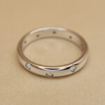 Tiffany & Co. wedding ring platinum 10 diamonds, 9 - Image 8