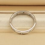 Tiffany & Co. wedding ring platinum 10 diamonds, 9 - Image 9