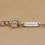 Tiffany & Co. Key medium Platinum, white gold chain, diamond - Image 8