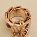 Bvlgari Serpenti Viper necklace 18k rose gold, ruby - Image 8