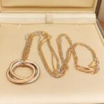 Cartier Trinity necklace 18k tricolor diamond - Image 4