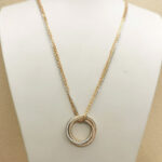 Cartier Trinity necklace 18k tricolor diamond - Image 3