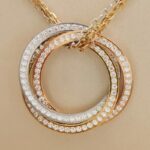 Cartier Trinity necklace 18k tricolor diamond - Image 6