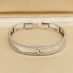 Van Cleef & Arpels PerléeSignature bracelet med white gold,S - Image 5