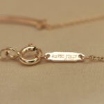 Tiffany & Co. T Smile pendant small 18k rose gold diamond - Image 6