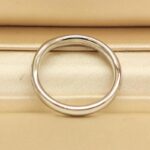 Tiffany & Co. Elsa Peretti ring wide platinum 9 diamonds, 11 - Image 2
