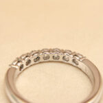 Tiffany & Co. Forever Band Ring platinum, 7 diamonds, 12 - Image 3
