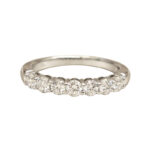Tiffany & Co. Forever Band Ring platinum, 7 diamonds, 12