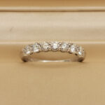 Tiffany & Co. Forever Band Ring platinum, 7 diamonds, 12 - Image 4