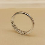 Tiffany & Co. Forever Band Ring platinum, 7 diamonds, 12 - Image 5