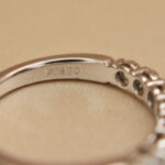 Tiffany & Co. Forever Band Ring platinum, 7 diamonds, 12 - Image 7
