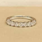 Tiffany & Co. Forever Band Ring platinum, 7 diamonds, 12 - Image 2