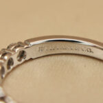 Tiffany & Co. Forever Band Ring platinum, 7 diamonds, 12 - Image 8