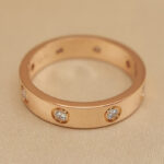 Cartier Love ring small 18k rose gold 8 diamonds, 52 - Image 5