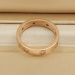 Cartier Love ring small 18k rose gold 8 diamonds, 52 - Image 6
