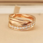 Cartier Etincelle de Cartier ring 18k rose gold diamond, 54 - Image 3
