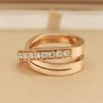 Cartier Etincelle de Cartier ring 18k rose gold diamond, 54 - Image 4